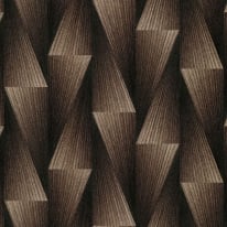 Erismann Shift Geometric Brown Metallic Wallpaper - 10526-11