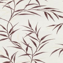 Erismann Yamato Leaf Red Metallic Wallpaper - 10528-06