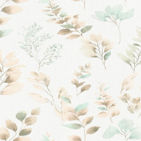 Flat swatch of Apricot 10579-23 showing the soft peach leaf trail.