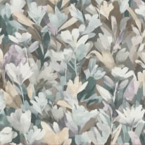 A flat swatch image of the 10586-09 purple floral design.