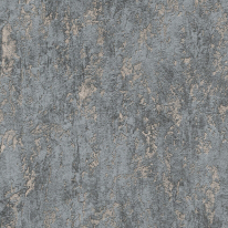 Close-up material sample of the Erismann Modern Balance 10605-17 design showing the anthracite stone pattern and metallic veins.