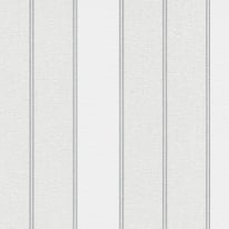 Close-up material sample of the Erismann Modern Balance 10620-10 design highlighting the vertical stripes and grey metallic accents.