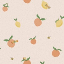 Holden Decor Tutti Fruity Coral/Orange Wallpaper - 13271