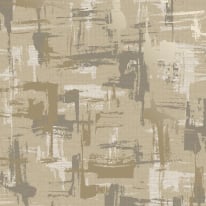 Holden Decor Abstract Geo Beige/Gold Metallic Wallpaper - 13562