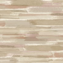 Holden Decor Brushmarks Beige/Coral Wallpaper - 13640
