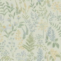Holden Decor Floral Spring Blue/Green Wallpaper - 13662