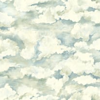 Holden Decor Cloudscape Soft Aqua Wallpaper - 13711