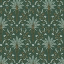 Holden Decor Eastern Horizons Palm Trellis Green Wallpaper - 13750