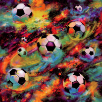 Holden Decor Football Galaxy Multi Wallpaper - 13780