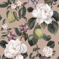Holden Decor Pyrus Blossoms Plaster Wallpaper - 13890