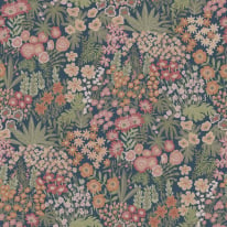 Holden Decor Everbloom Floral Navy Multi Wallpaper - 13901