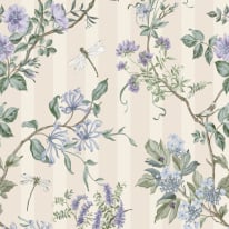 Holden Decor Hampton Gardens Neutral/Blue Wallpaper - 13911