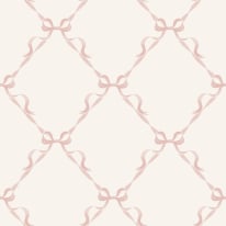 Holden Decor Tied With A Bow Cream/Pink Wallpaper - 14032