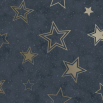 Holden Decor Stardust Midnight Blue/Gold Metallic Wallpaper - 14061