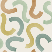 Holden Decor Curly Confetti Teal Multi Wallpaper - 14111