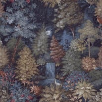 Holden Decor Midnight Woods Navy Wallpaper - 14152