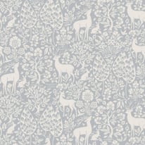 Holden Decor Deer Woods Blue Wallpaper - 14163