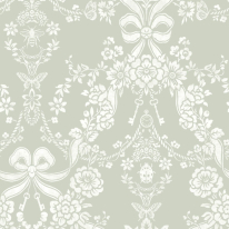 Holden Decor Bow Damask Sage Wallpaper - 14170