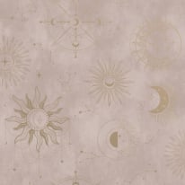 Holden Decor Cosmic Pink/Gold Metallic Wallpaper - 14250