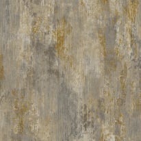 Grandeco Vincenzo Distressed Texture Taupe Metallic Wallpaper - 191313