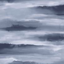 Muriva Horizons Blue Wallpaper - 195302