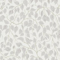 Flat swatch of Galerie Hangbjork Woodland Tree in beige showing the smooth non-woven flat paper surface.