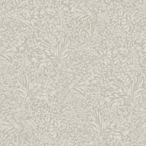 Flat swatch of Galerie Kristina Floral in beige showing the smooth non-woven flat paper surface.