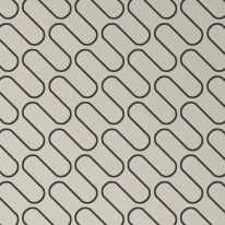 Catherine Lansfield Linear Curve Cream/Black Wallpaper - 206502