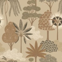 Belgravia Decor Akiko Floral Beige Wallpaper - 2332