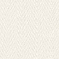 High-resolution flat swatch of Muriva Ren Herringbone wallpaper in cream showing the smooth flat finish.