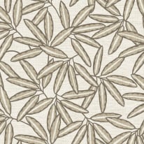 Belgravia Decor Grasscloth Leaf Cream Wallpaper - 2348
