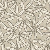 Belgravia Decor Grasscloth Leaf Beige Wallpaper - 2349