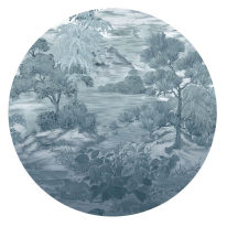 Erismann Guido Maria Fujiyama Blue Wall Mural - 2554N72