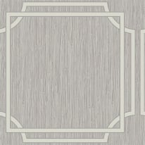 Belgravia Decor Grasscloth Geometric Silver Wallpaper - 2917