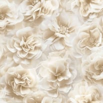 Debona Floral Bloom Natural Wallpaper - 3054