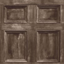 Fine Decor Distinctive Wood Panel Brown Wallpaper - FD31055
