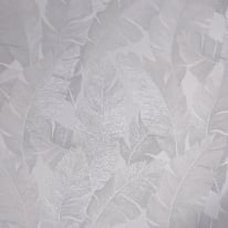 Galerie Large Leaf Silver/Grey Wallpaper - 31623