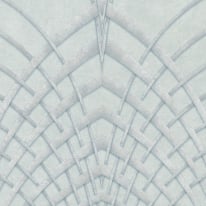 Galerie Avalon Arch Design Green/Pearl Metallic Wallpaper - 32252