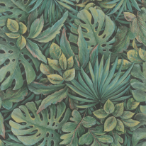 Galerie Eden Tropical Leaves Green Wallpaper - 33304