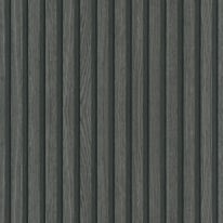 Galerie Eden Wood Panelling Black/Anthracite Wallpaper - 33961