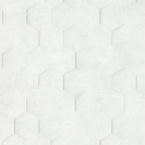 Galerie 3D Geometric Hexagon White Wallpaper - 34157