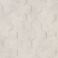 Galerie 3D Geometric Hexagon Greige Wallpaper - 34158