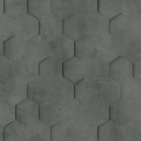 Galerie 3D Geometric Hexagon Black Wallpaper - 34161
