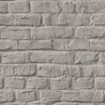 Galerie Loft Brick Warm Grey Wallpaper - 34168