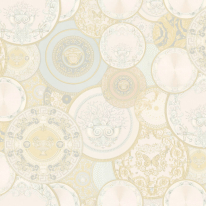 Versace Art De La Table Cream Metallic Wallpaper – 34901-2