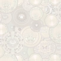 Versace Art De La Table White Metallic Wallpaper – 34901-4