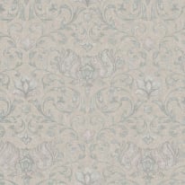 Galerie City Romance Floral Damask Beige/Blue/Pink Wallpaper 35151 swatch view.
