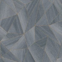 Daniel Hechter Abstract Wood Effect Grey/Black Metallic Wallpaper - 36133-3