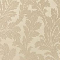 Holden Decor Eleganza Acanthus Large Leaf Beige Wallpaper - 36431