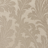 Holden Decor Eleganza Acanthus Large Leaf Taupe Wallpaper - 36432